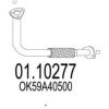 MTS 01.10277 Exhaust Pipe